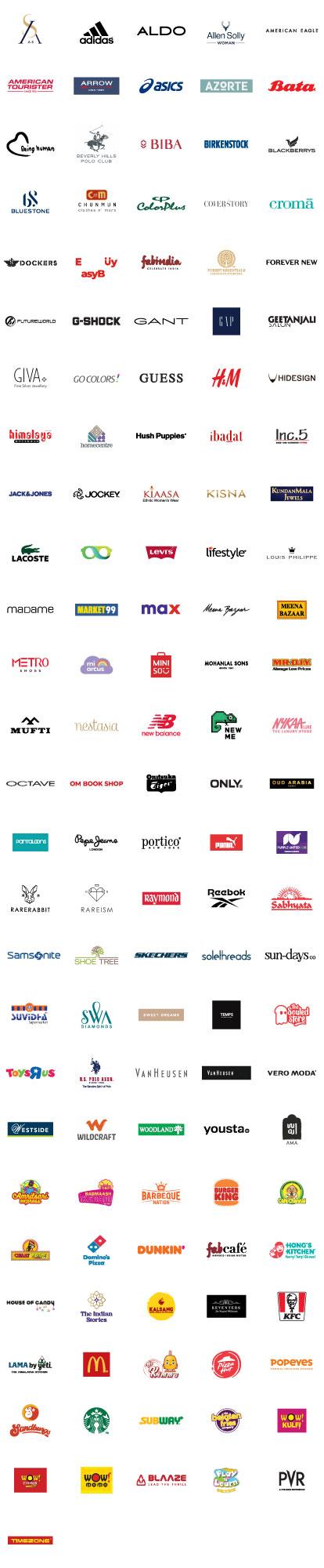 Mall rewards information